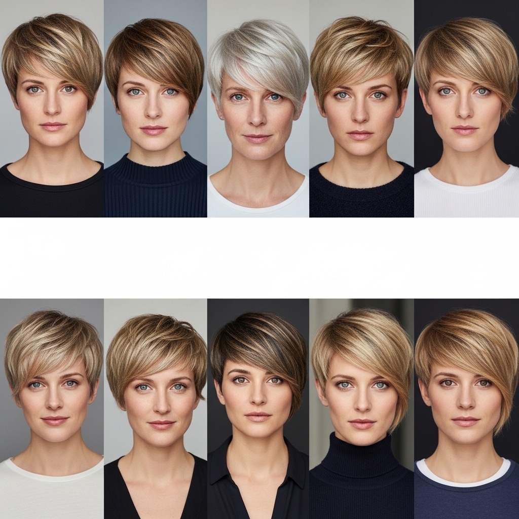 Face Shapes and Long Pixies