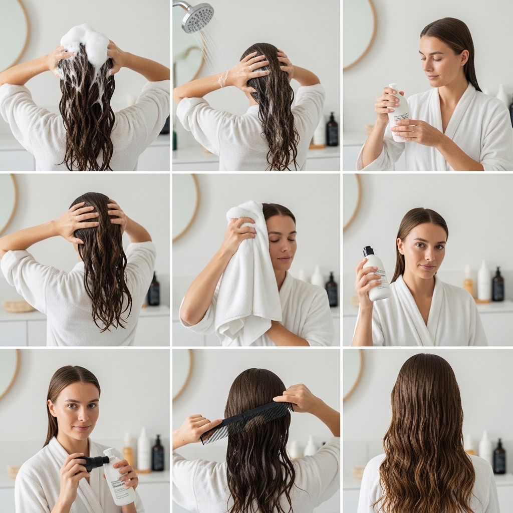 Hair Care Routine for Long Brown Hair