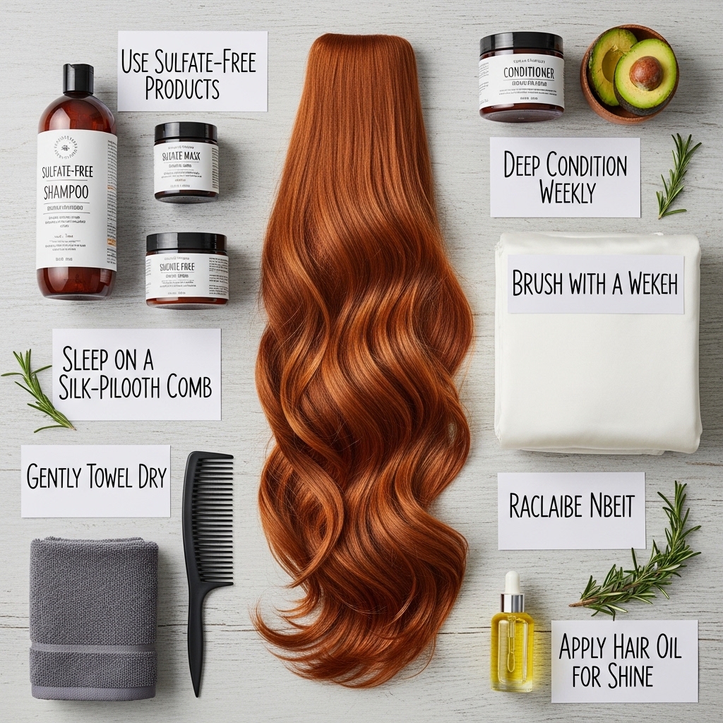 Haircare Tips for Long Red Hair