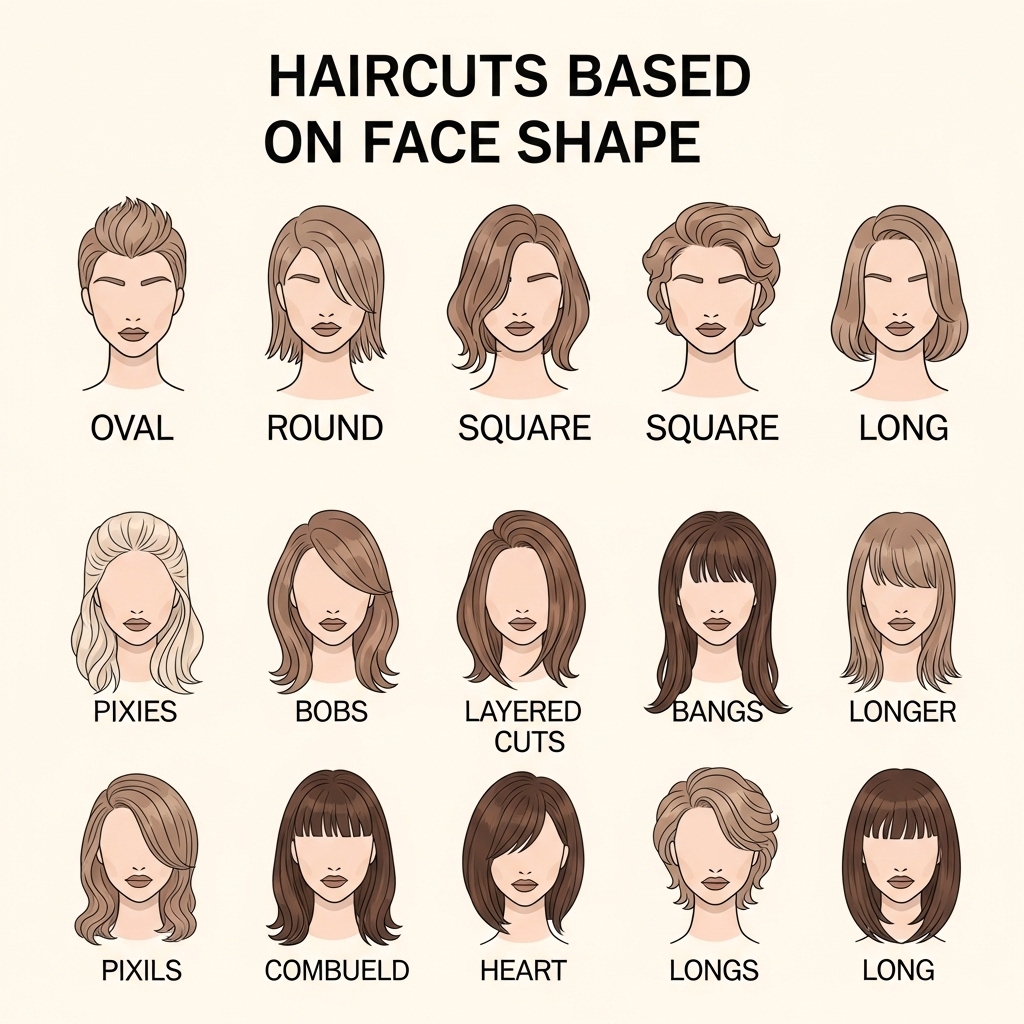 Haircuts Based on Face Shape