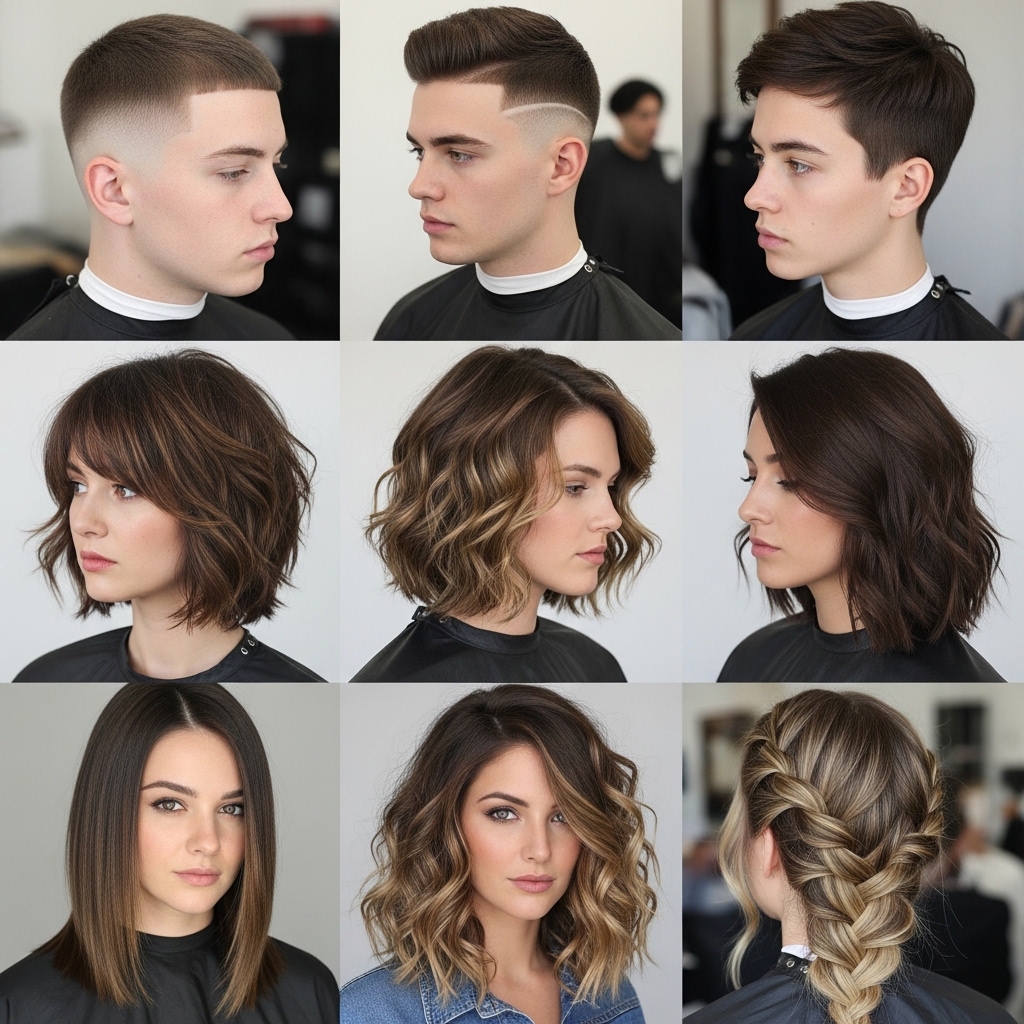 Haircuts Based on Hair Length