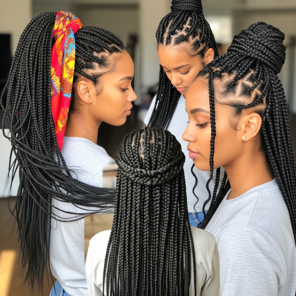 How to Style Long Braids
