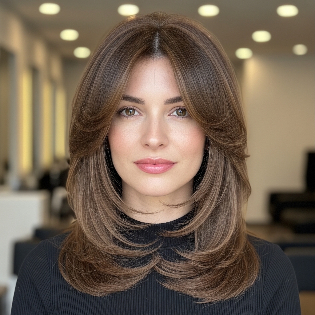 Layered Cut for Straight Hair