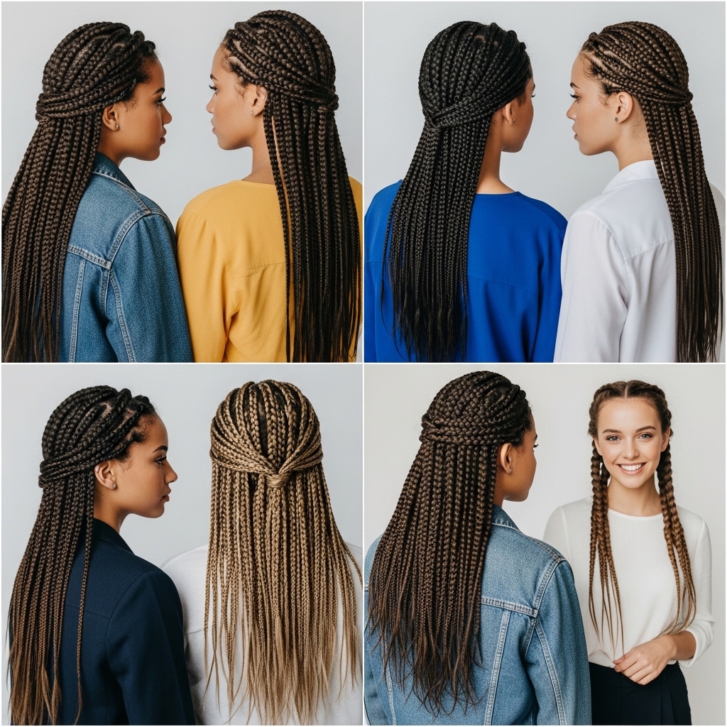 Long Braids for Different Occasions