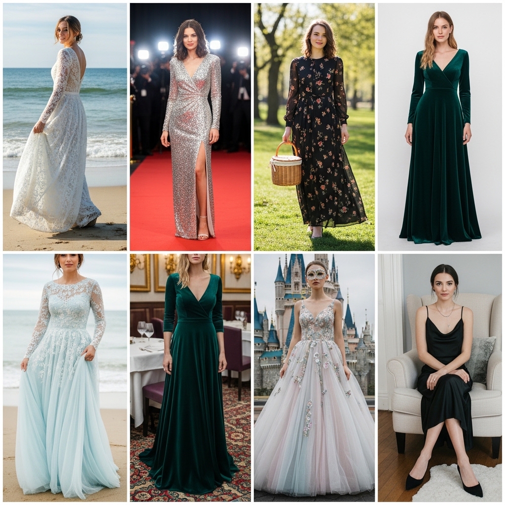 Long Dresses for Different Occasions