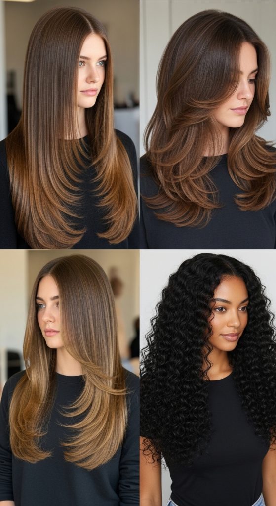 Long Haircuts Based on Hair Type