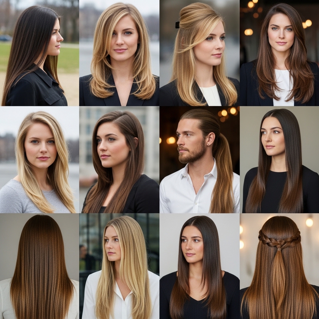 Long Hairstyles for Straight Hair