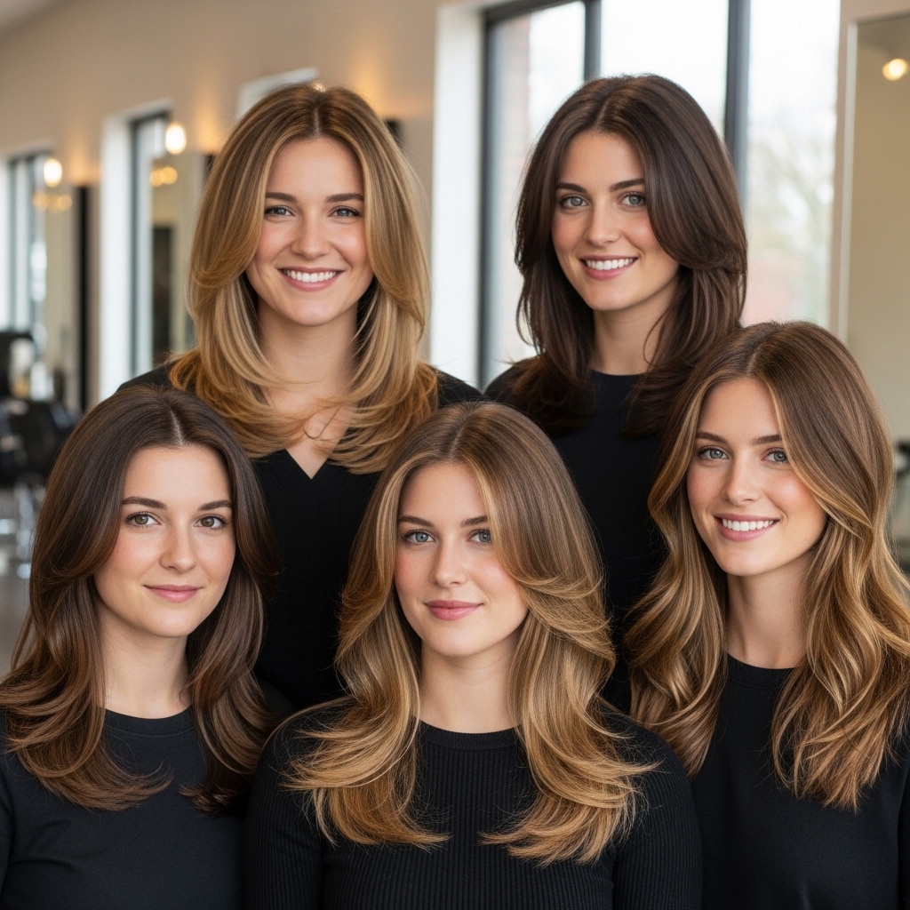 Long Layer for Different Face Shapes