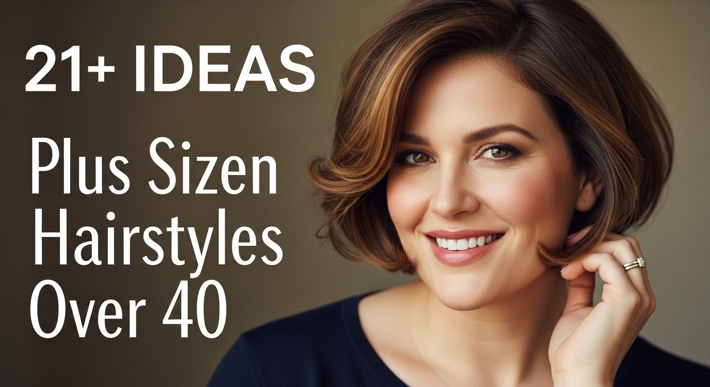 Plus Size Women Hairstyles Over 40