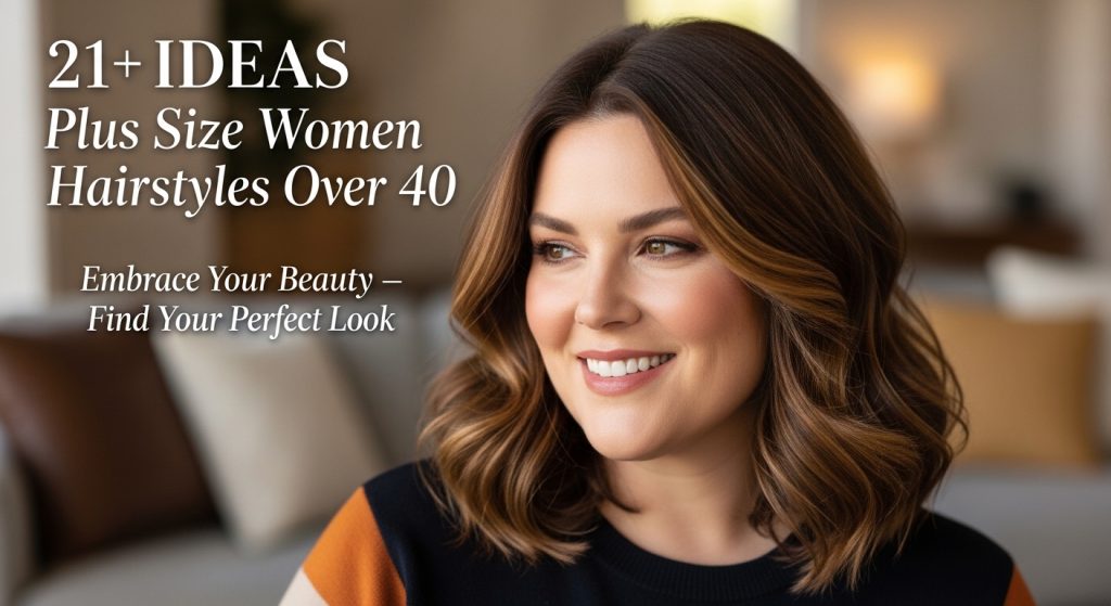 Plus Size Women Hairstyles Over 40s