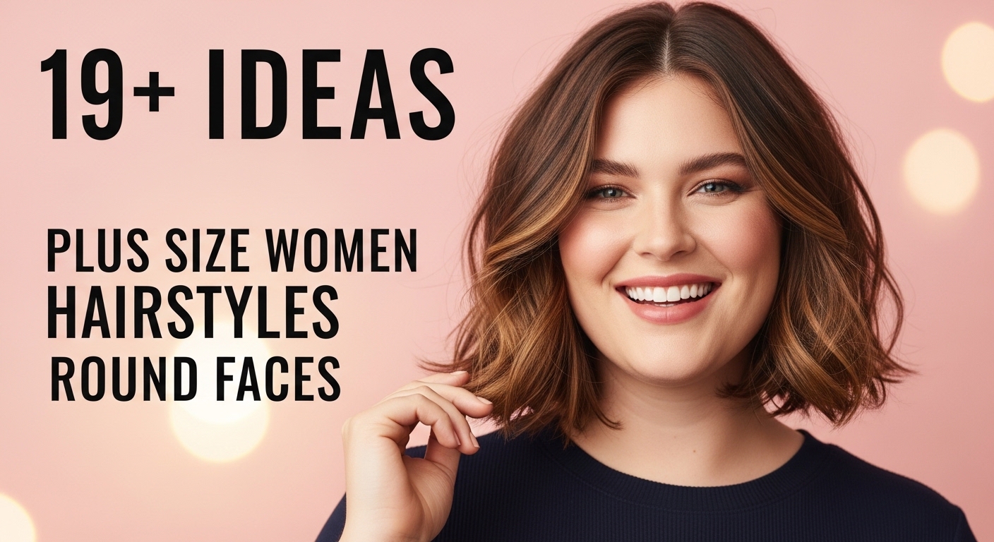 Plus Size Women Hairstyles Round Face