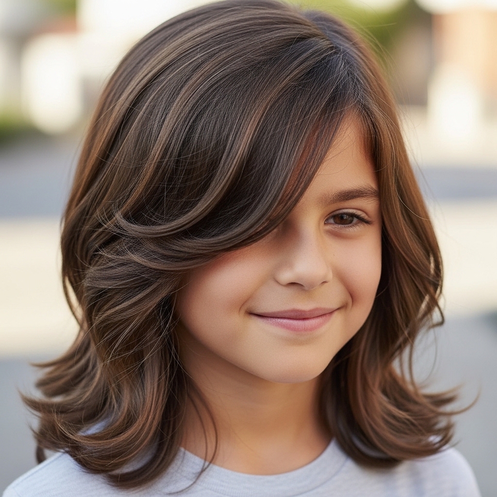 Popular Little Boy Long Hairstyle