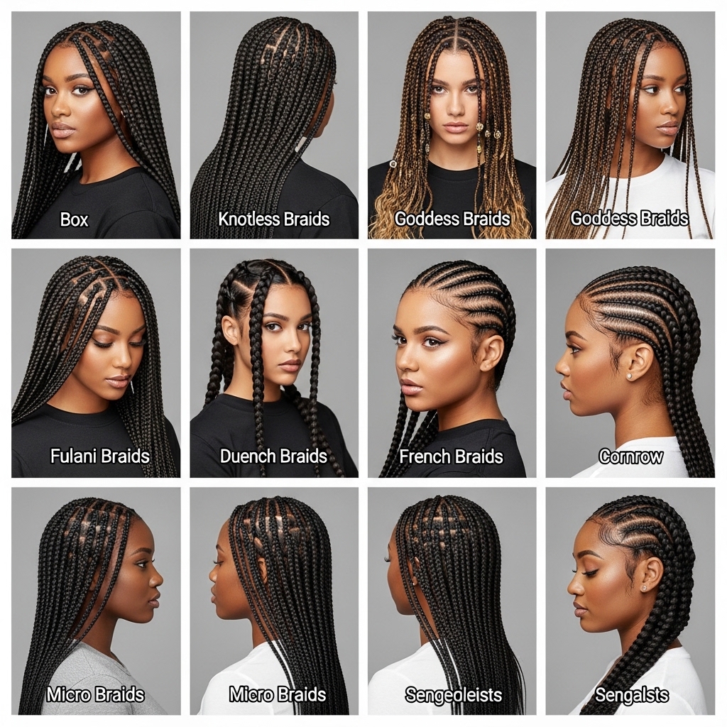 Popular Types of Long Braids