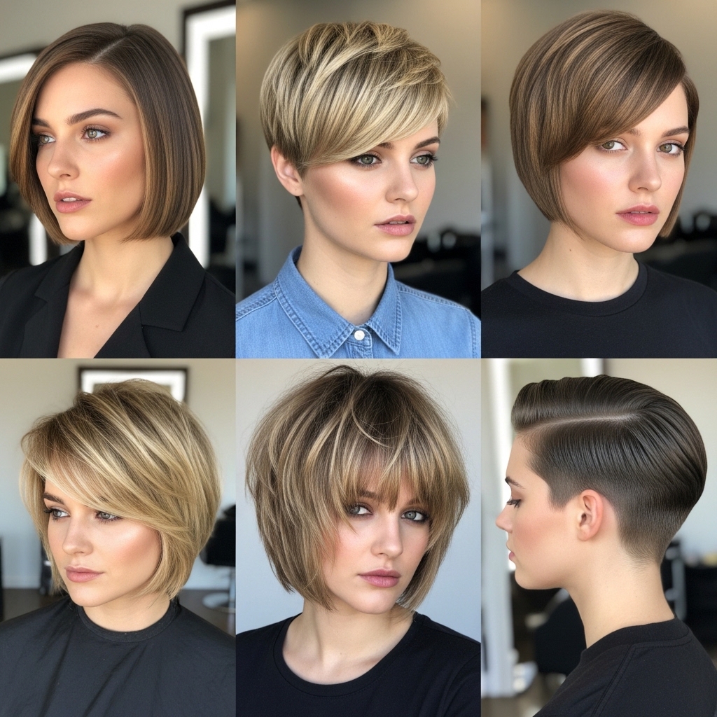 Short Hairstyles for Straight Hair