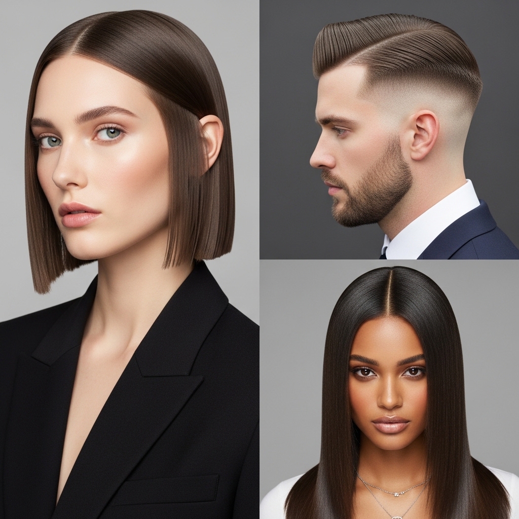 Sleek & Polished Haircuts