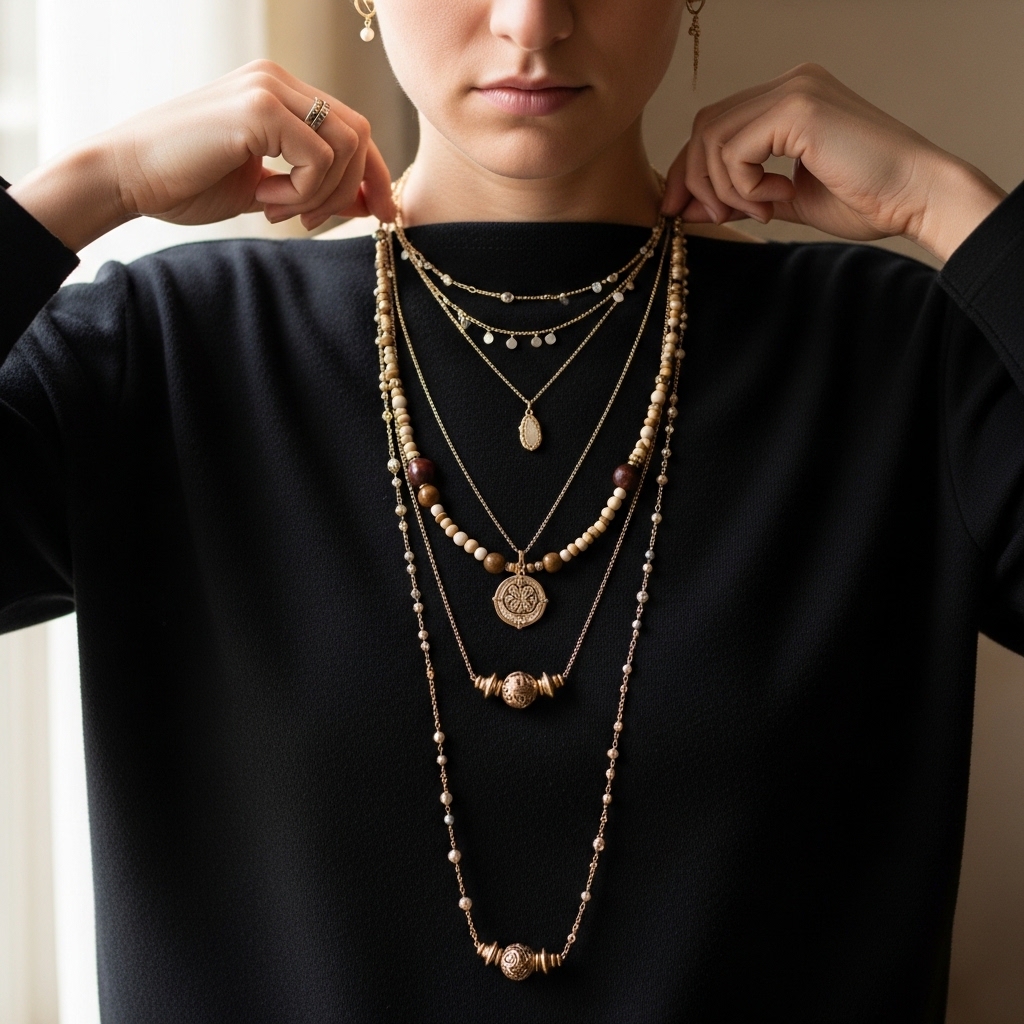 Styling Long Necklaces