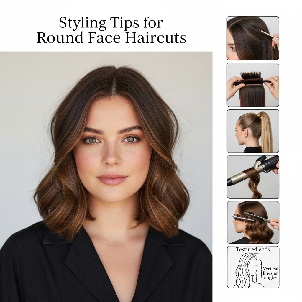 Styling Tips for Round Face Haircuts