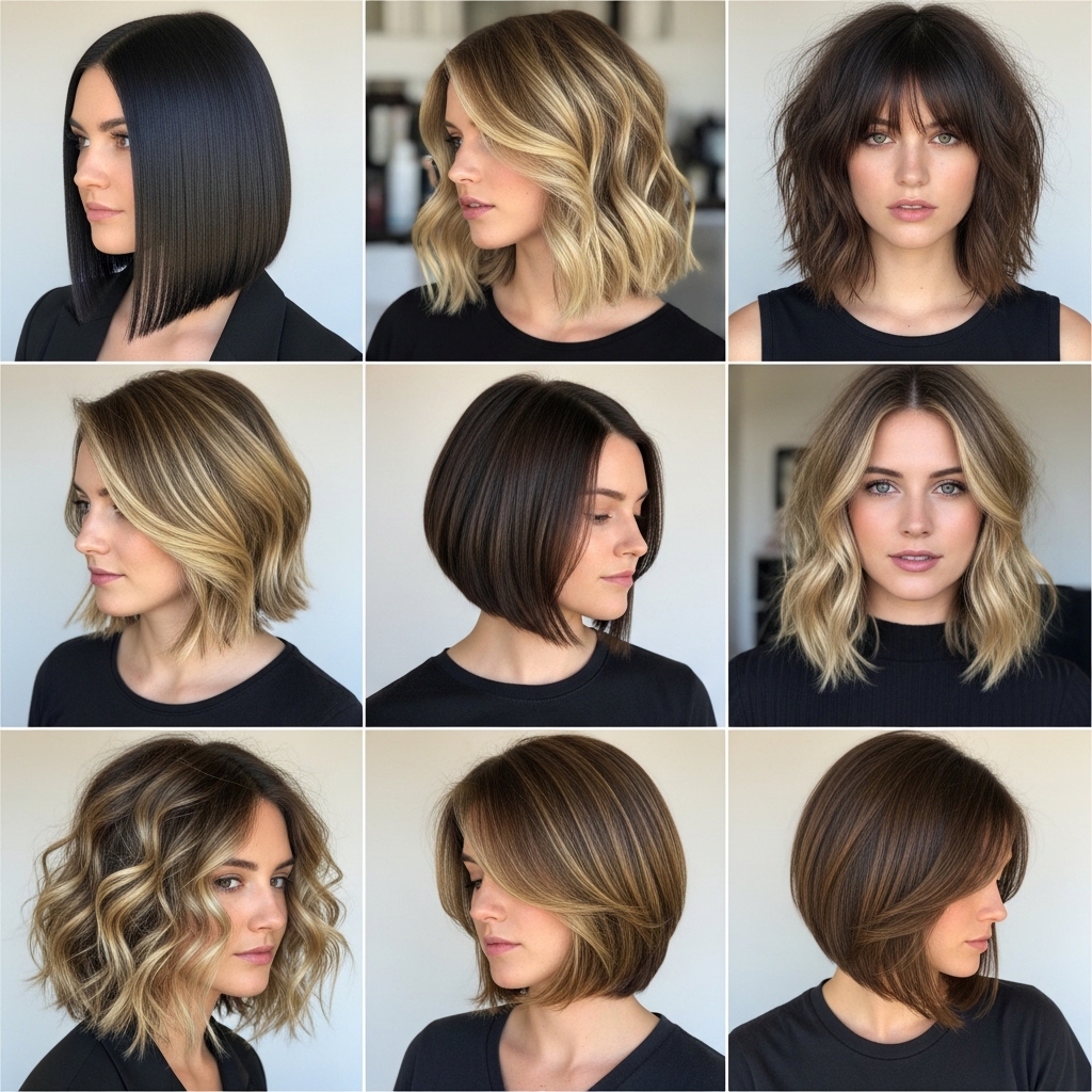 Types of Long Bob Hairstyles