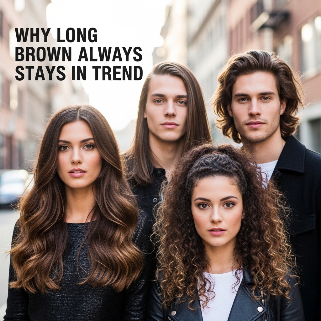 Why Long Brown Hair Always Stays in Trend