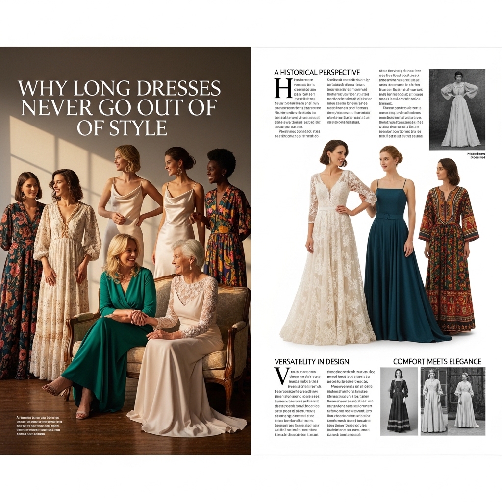 Why Long Dresses Never Go Out of Style