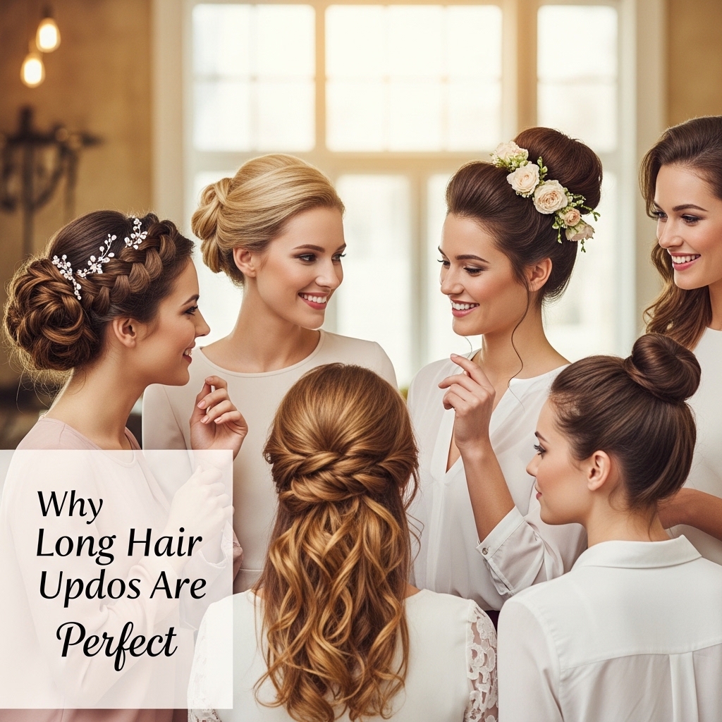 Why Long Hair Updos Are Perfect