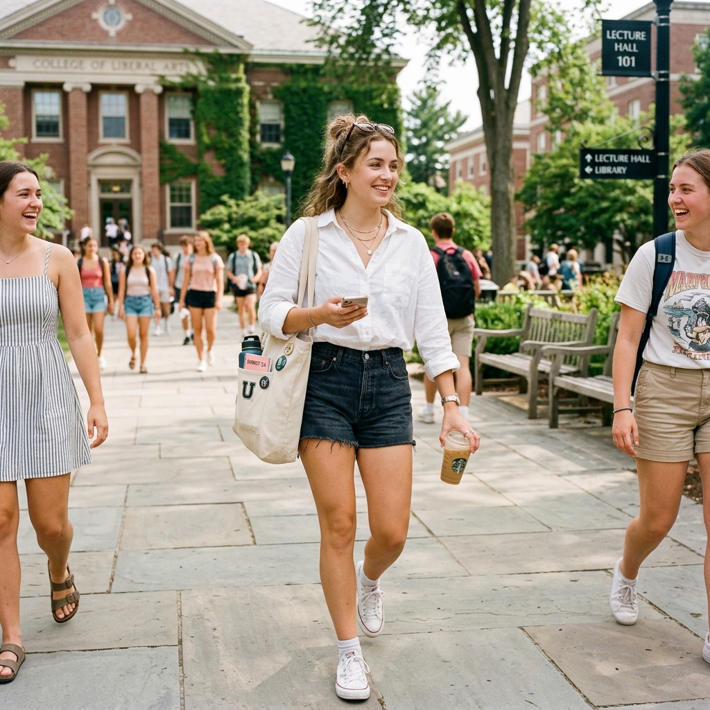 College Summer Outfits for Class