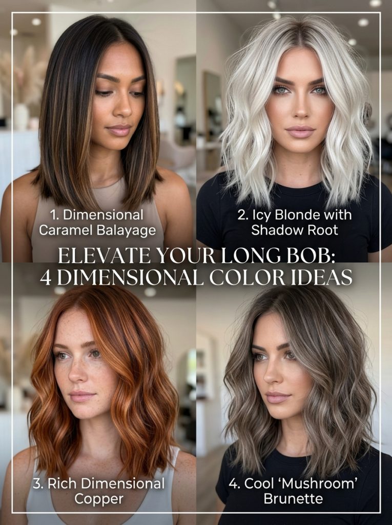 Color Ideas That Elevate Every Long Bob