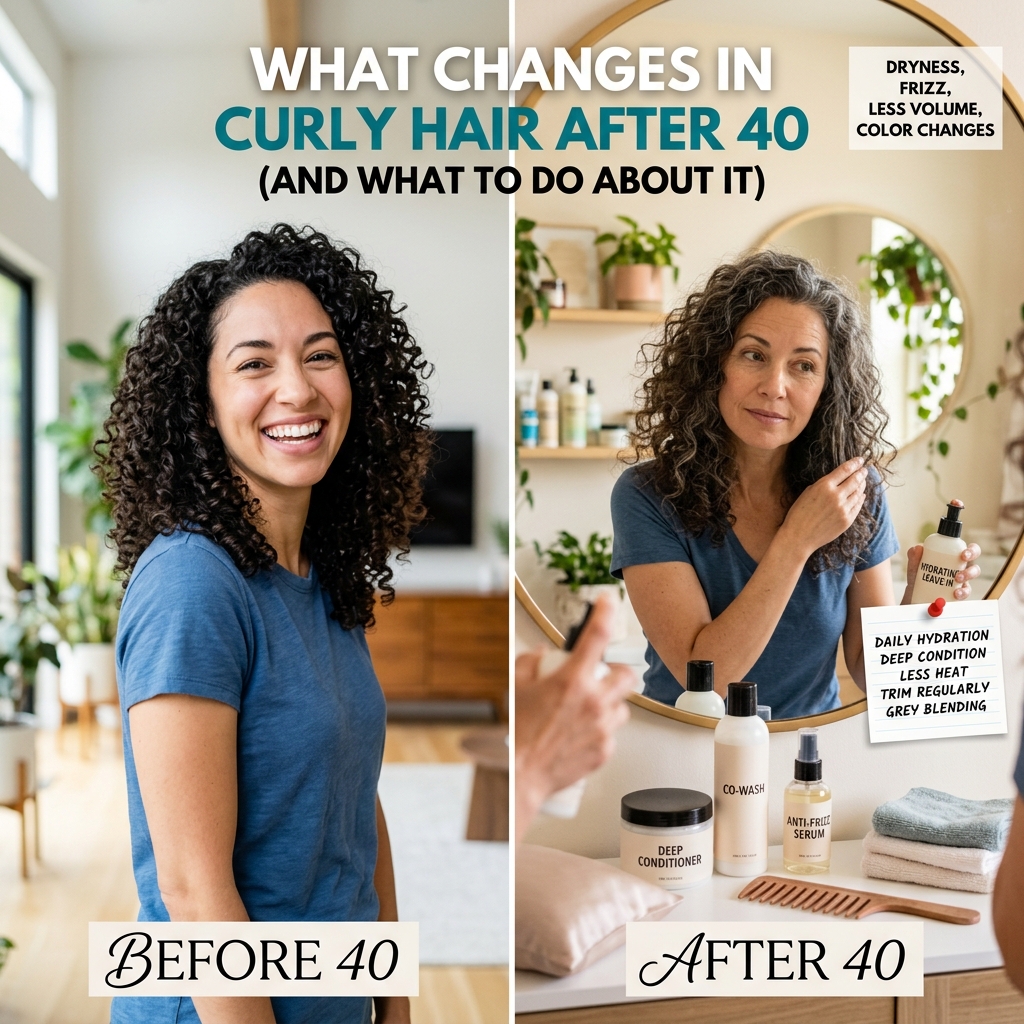 What Changes in Curly Hair After 40 (And What to Do About It)