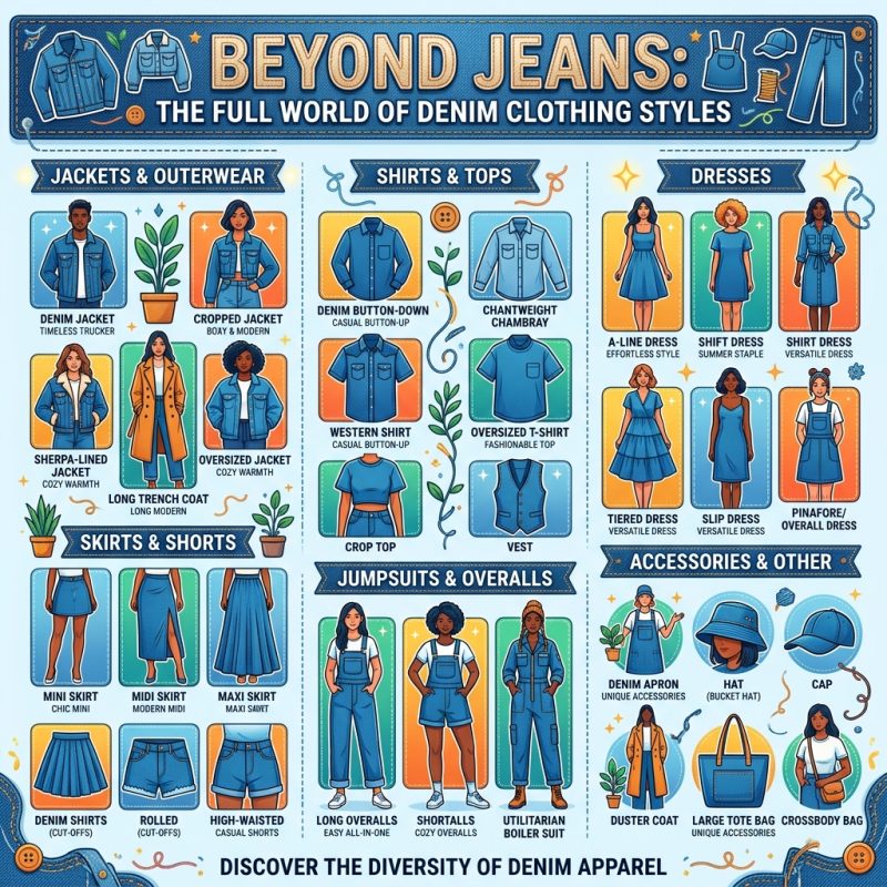 Beyond Jeans: The Full World of Denim Clothing Styles