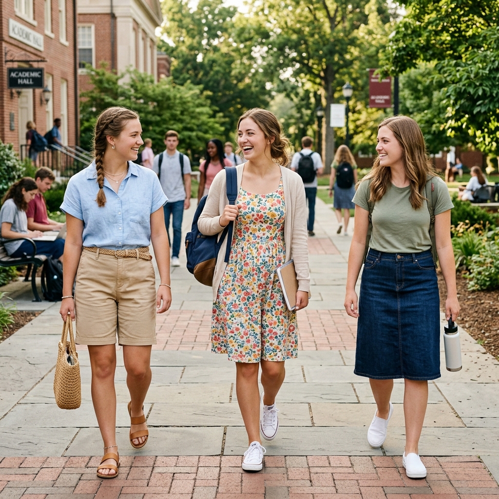 Dress Code Friendly Summer School Outfits