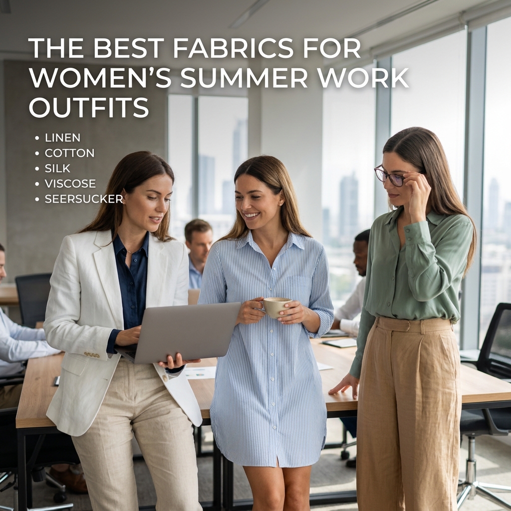 The Best Fabrics for Women's Summer Work Outfits