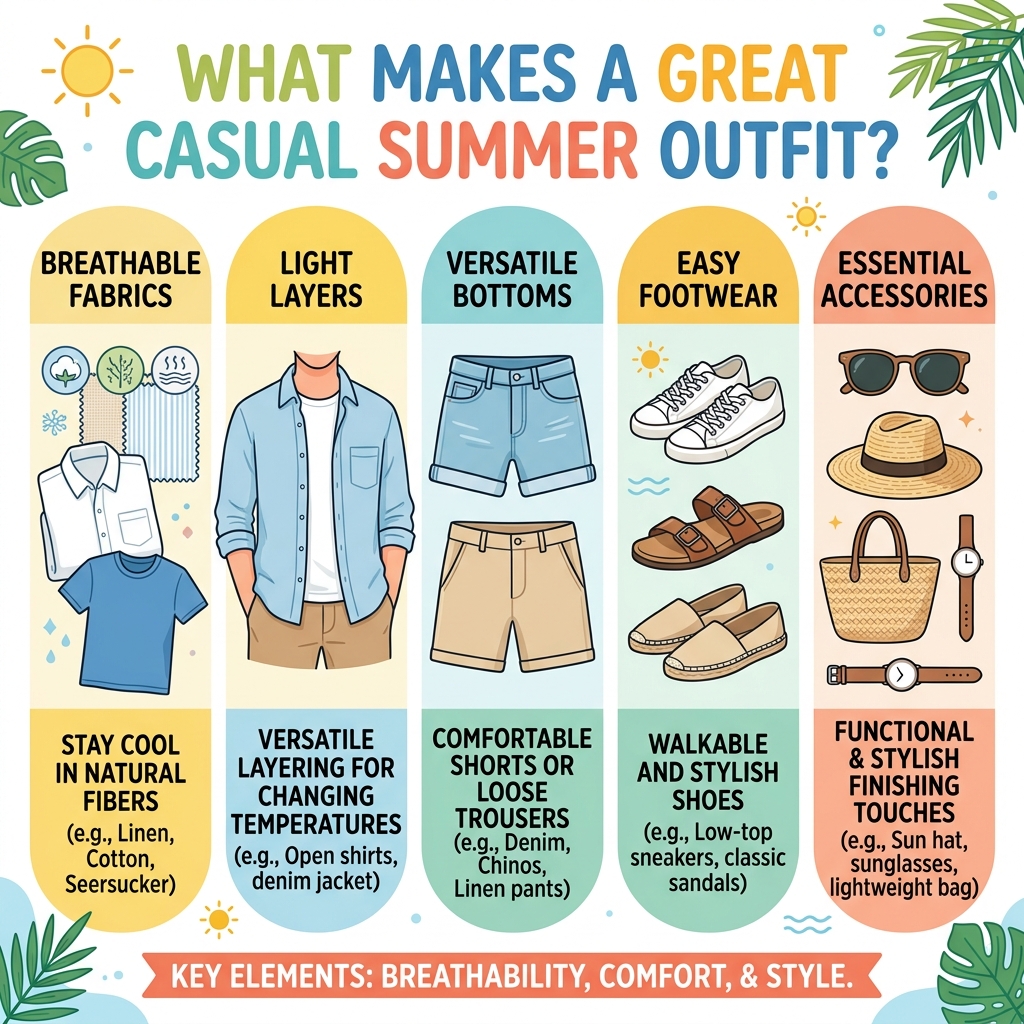 What Makes a Great Casual Summer Outfit?