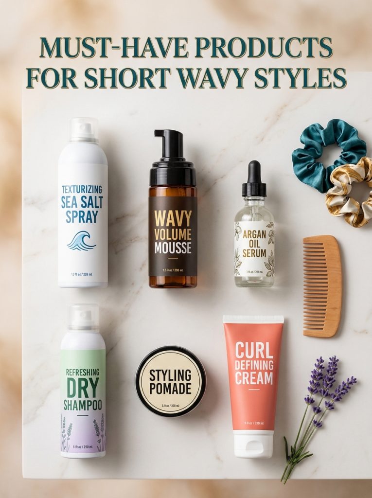 Must-Have Products for Short Wavy Styles
