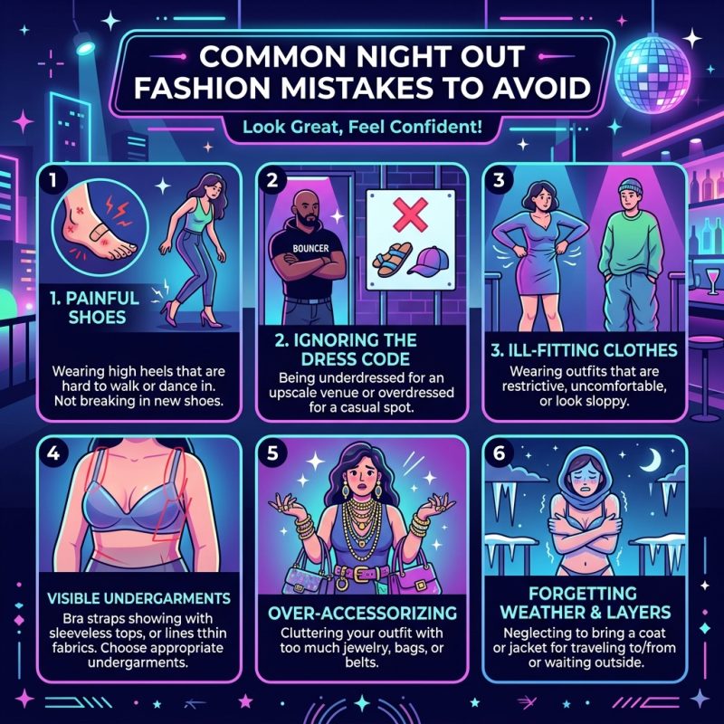 Common Night Out Fashion Mistakes to Avoid