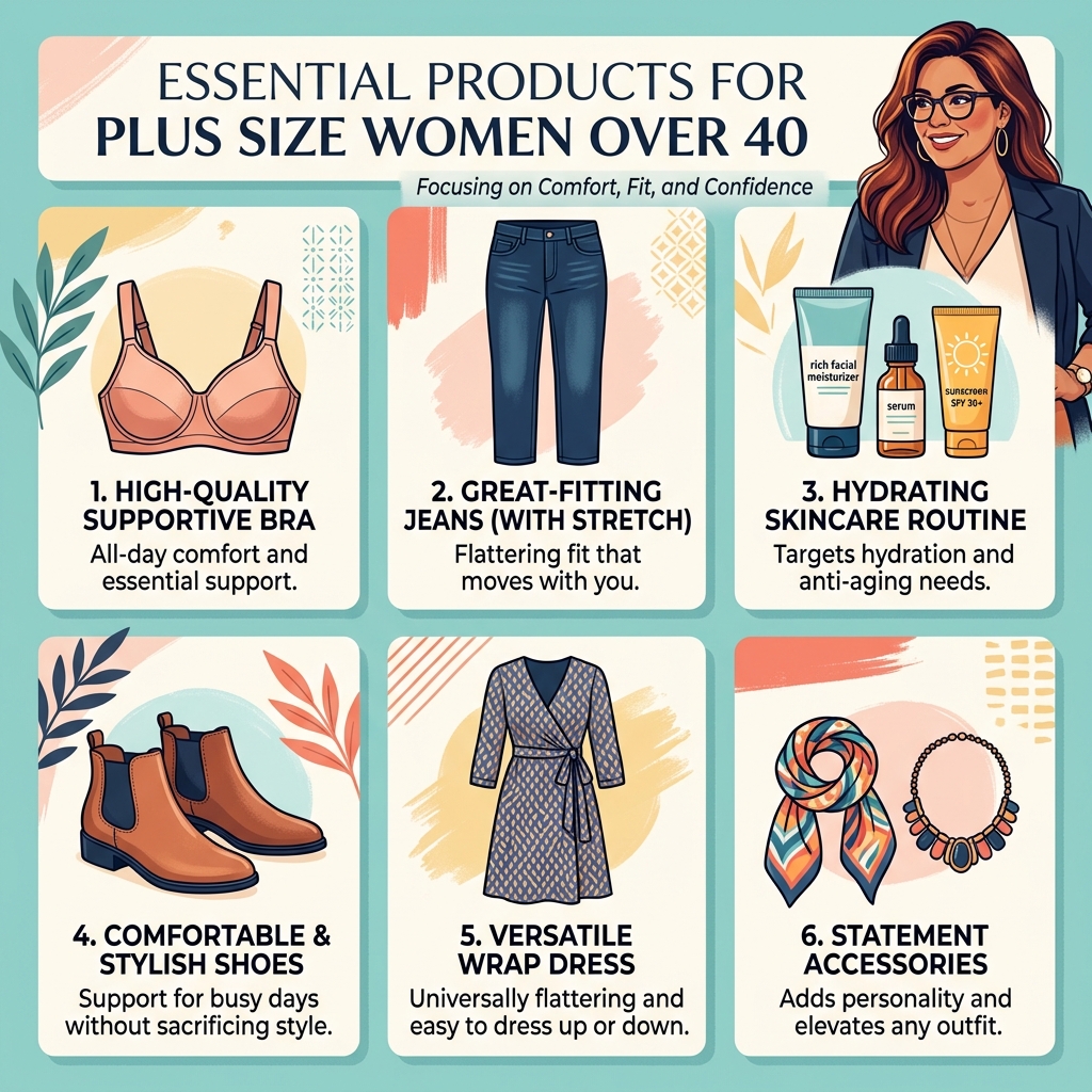 Products Every Plus Size Woman Over 40 Needs