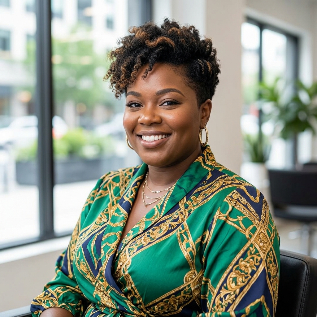 The Best Short Hairstyles for Plus Size Black Women with Round Faces