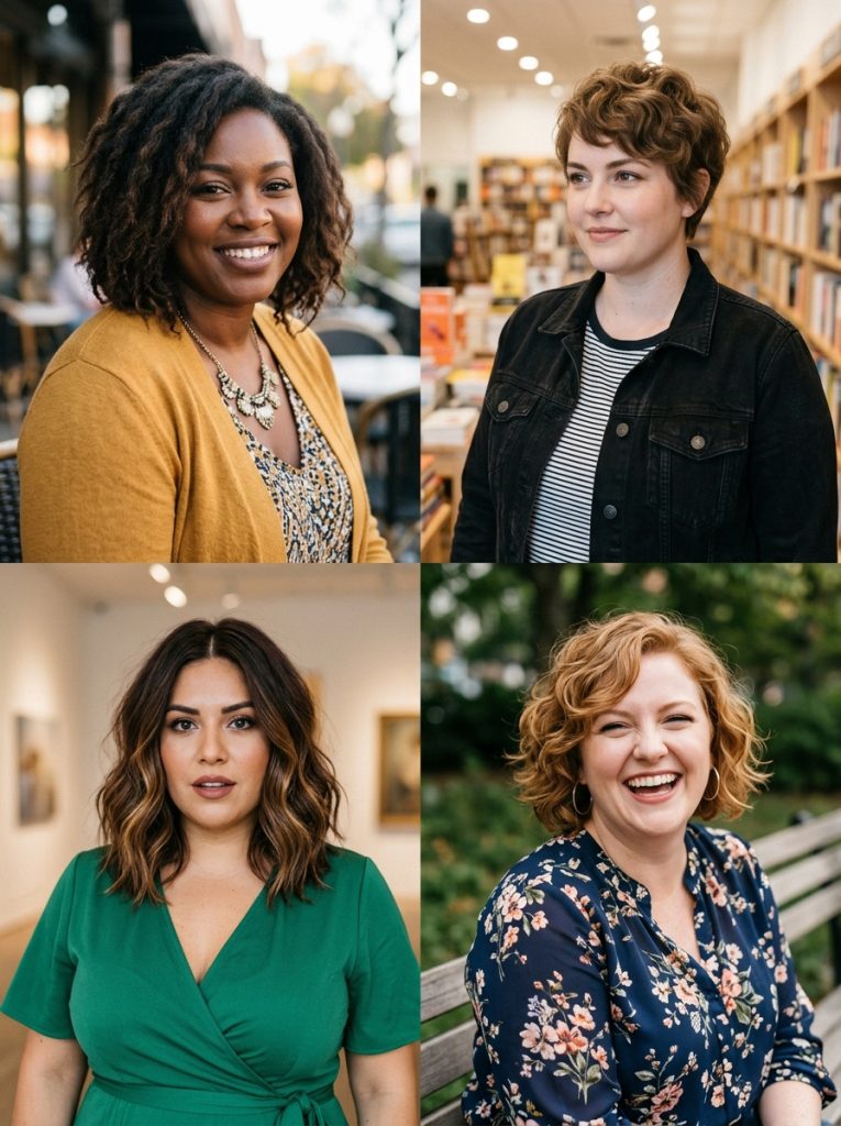 The Best Short Wavy Hairstyles for Plus Size Women