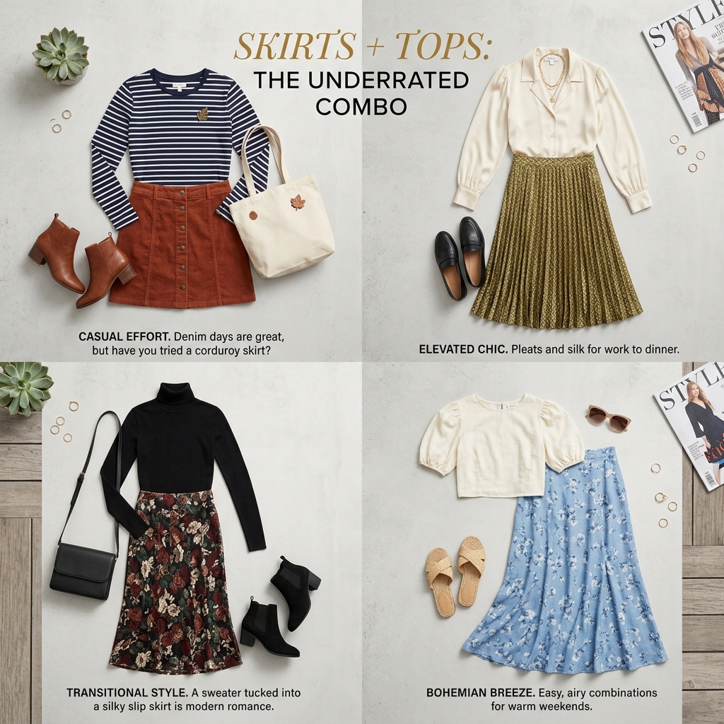 Skirts + Tops: The Underrated Combo