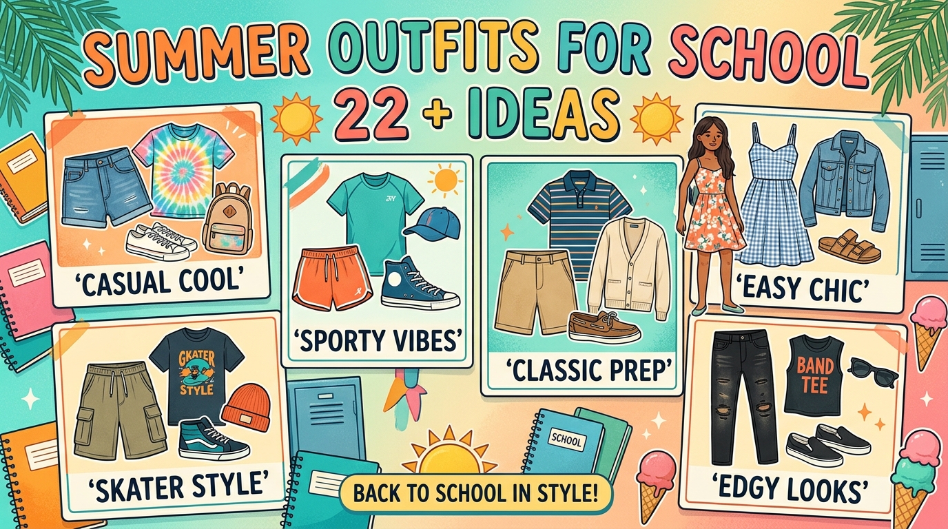 Summer Outfits for School