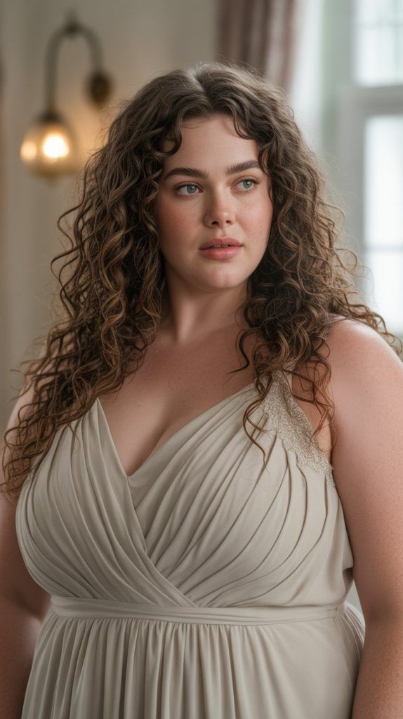 Voluminous Curls with Crown Height
