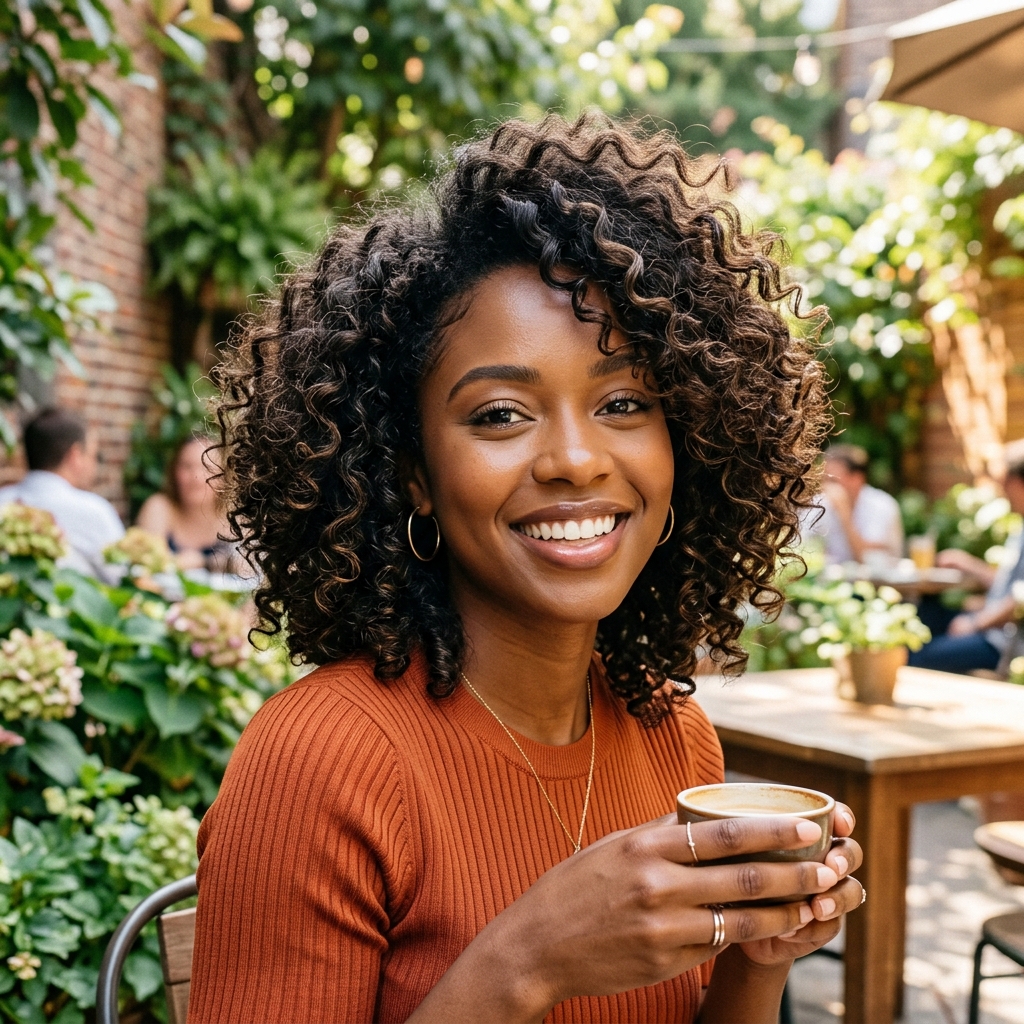  Voluminous Curly or Wavy Bob
