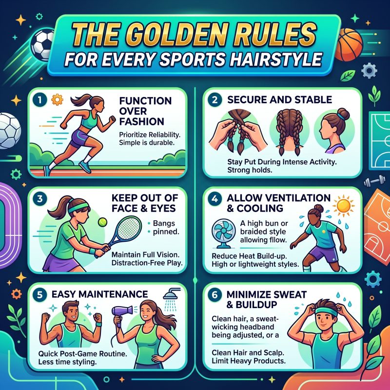 The Golden Rules for Every Sports Hairstyle